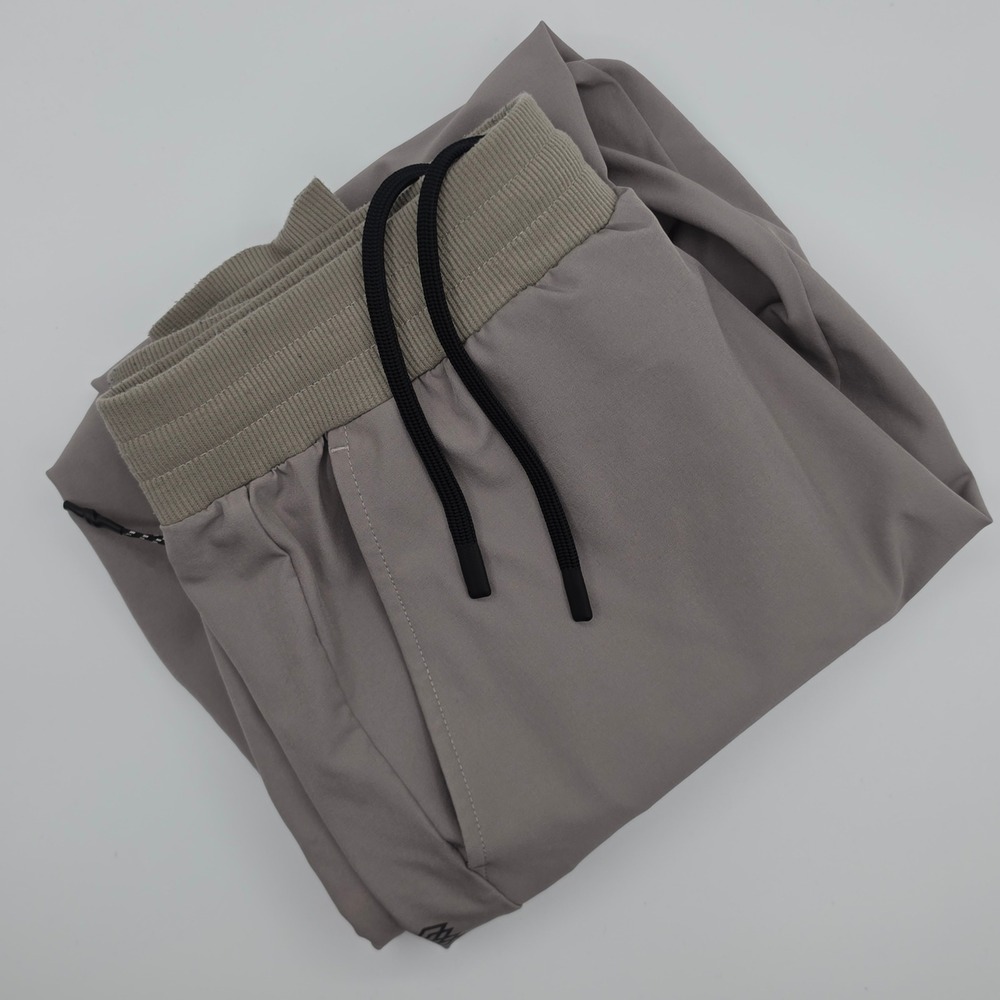 FLX Joggers Mens Medium Tan Excellent Stretch Tech Performance Pants